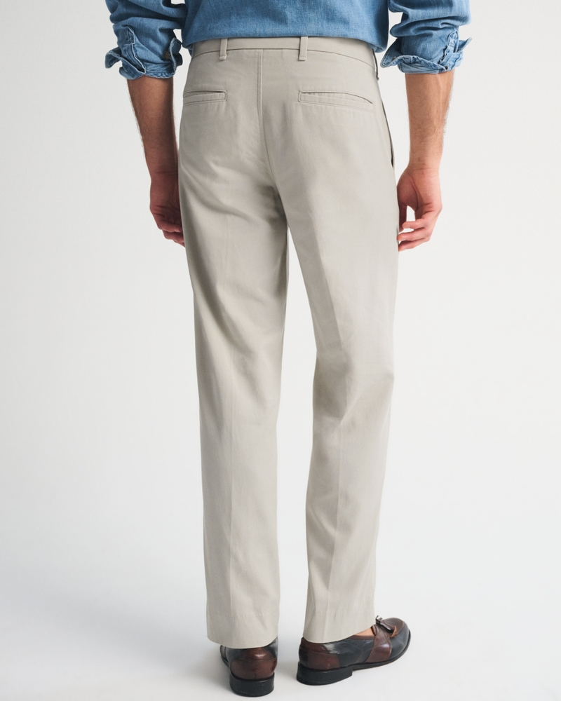 Cotton-Blend Relaxed Straight Trouser - thumbnail 5