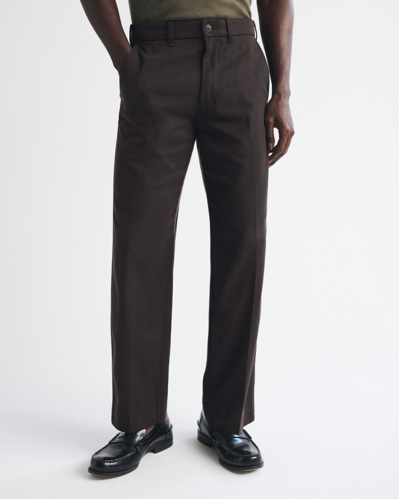 Cotton-Blend Relaxed Straight Trouser - thumbnail 6