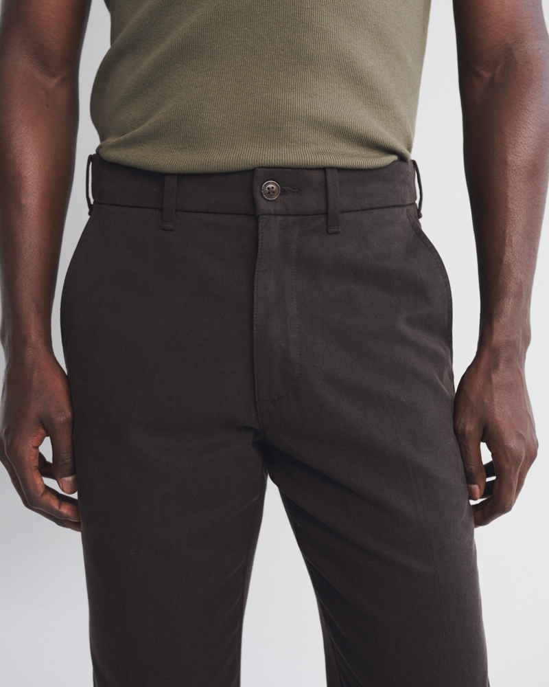 Cotton-Blend Relaxed Straight Trouser - thumbnail 8
