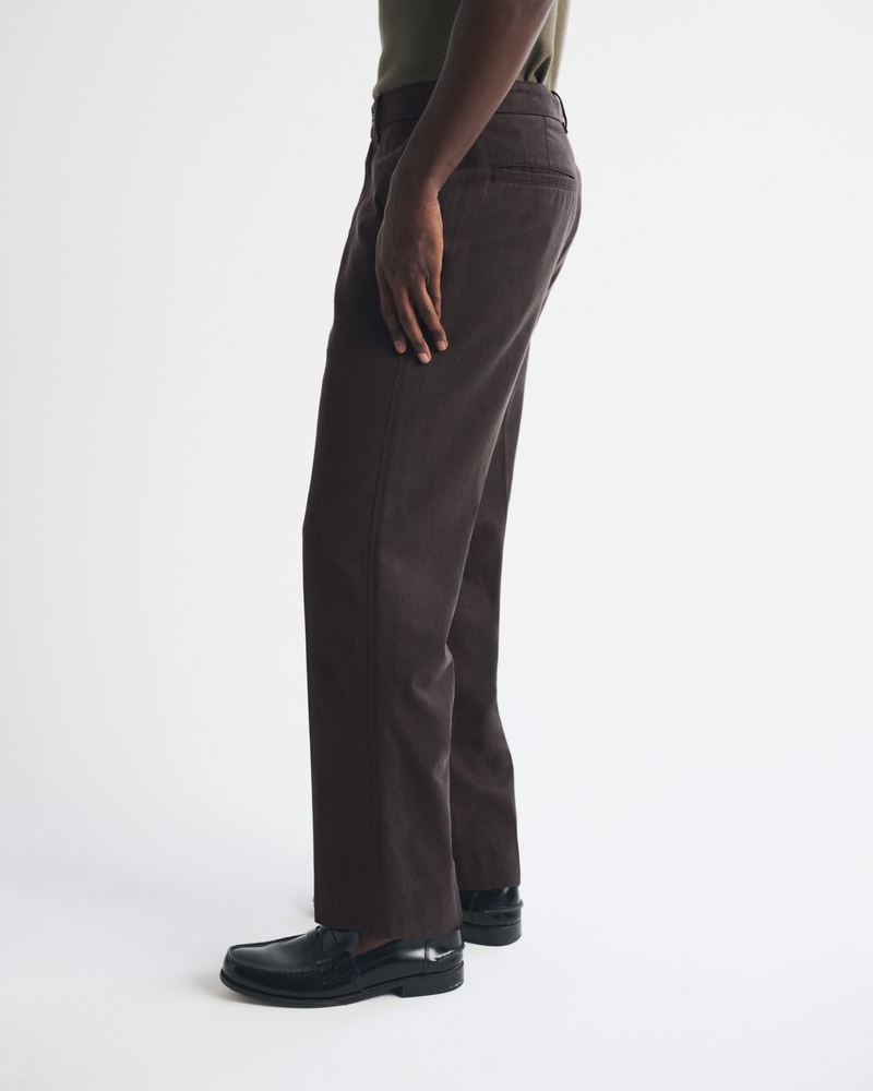 Cotton-Blend Relaxed Straight Trouser - thumbnail 9