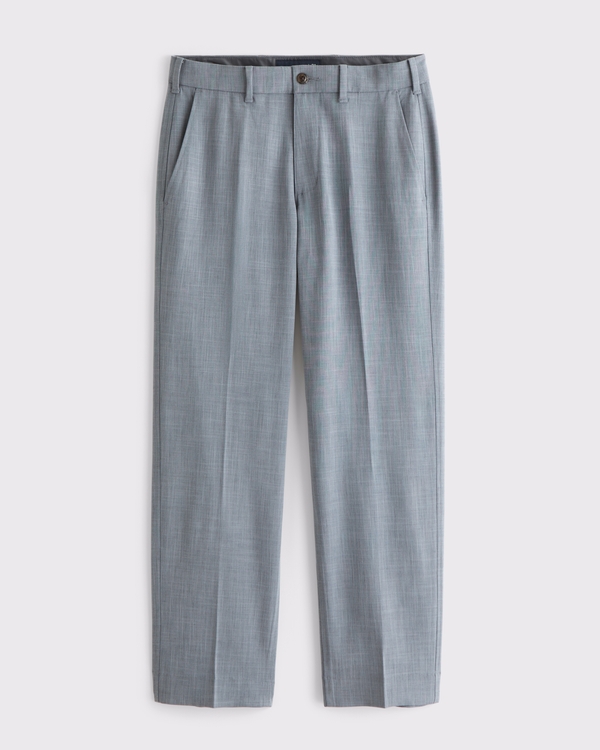 Menswear Relaxed Straight Trouser, Blue-gray view 1