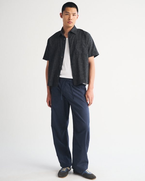 Pull-On Barrel Pant, Sapphire view 1
