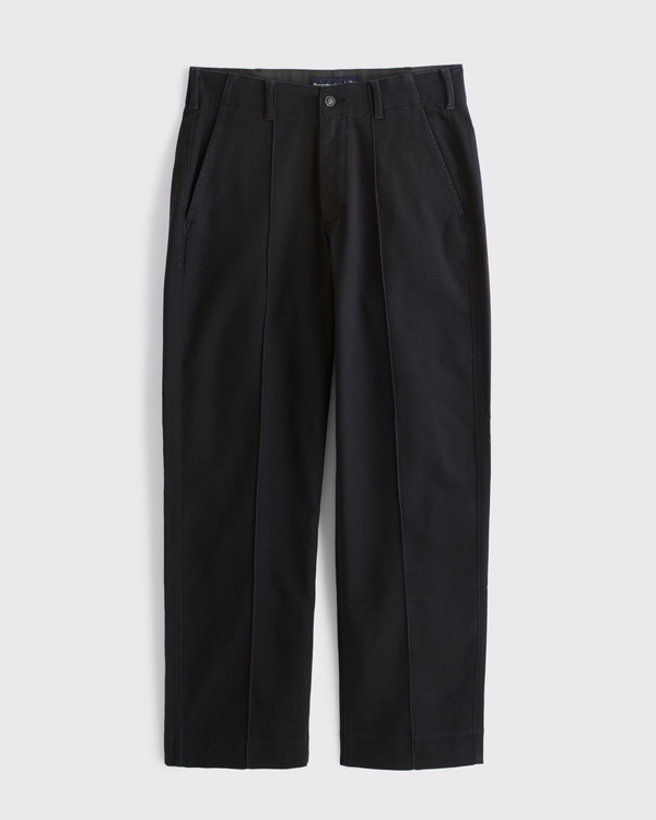 Pantalón de cintura híbrida holgado, Negro view 1