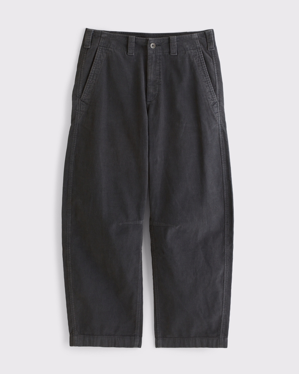 Pantalón abullonado, Estampado Gris Carbón view 1