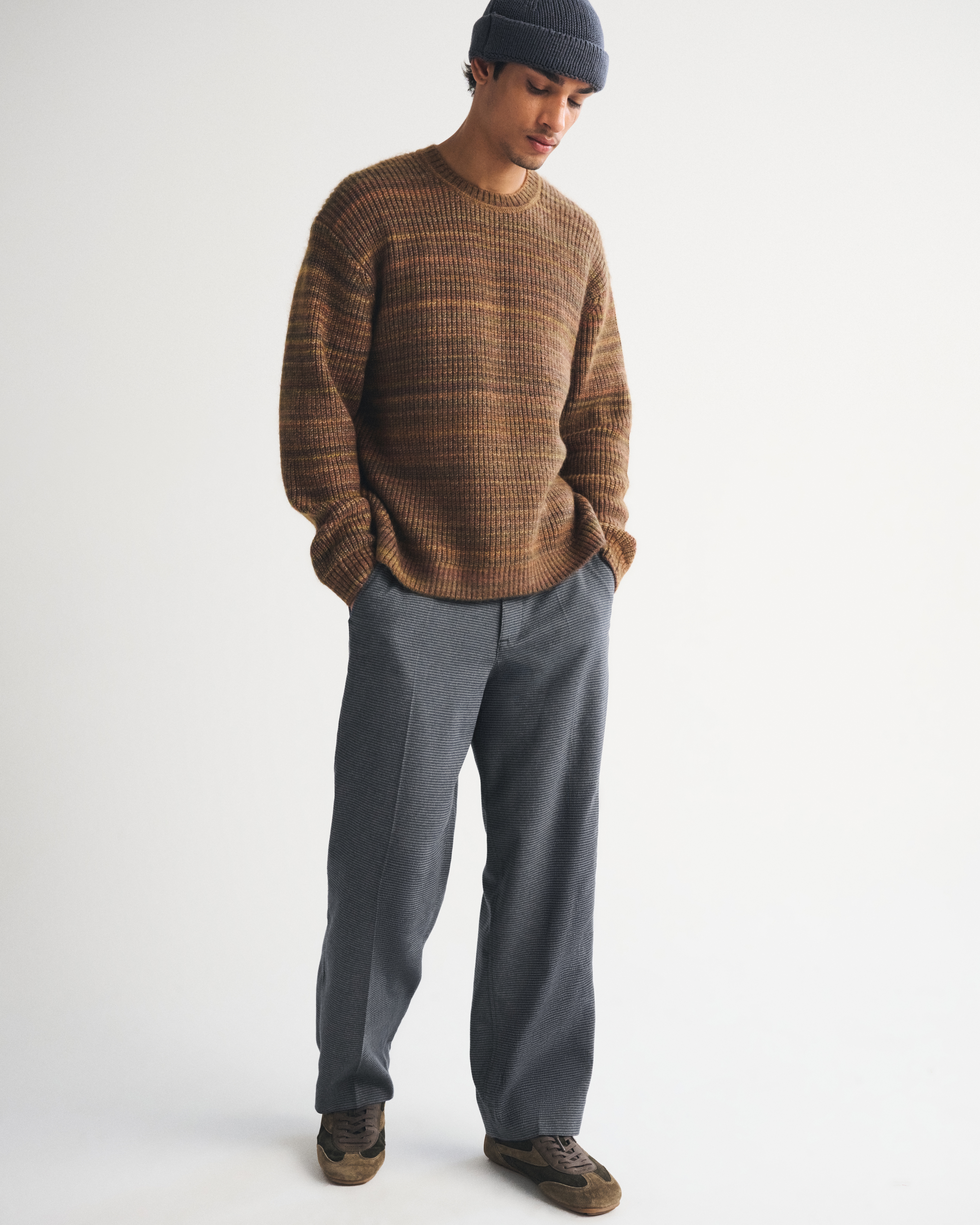 Мужские брюки Abercrombie & Fitch Brushed Woven Baggy Trouser — фото 2