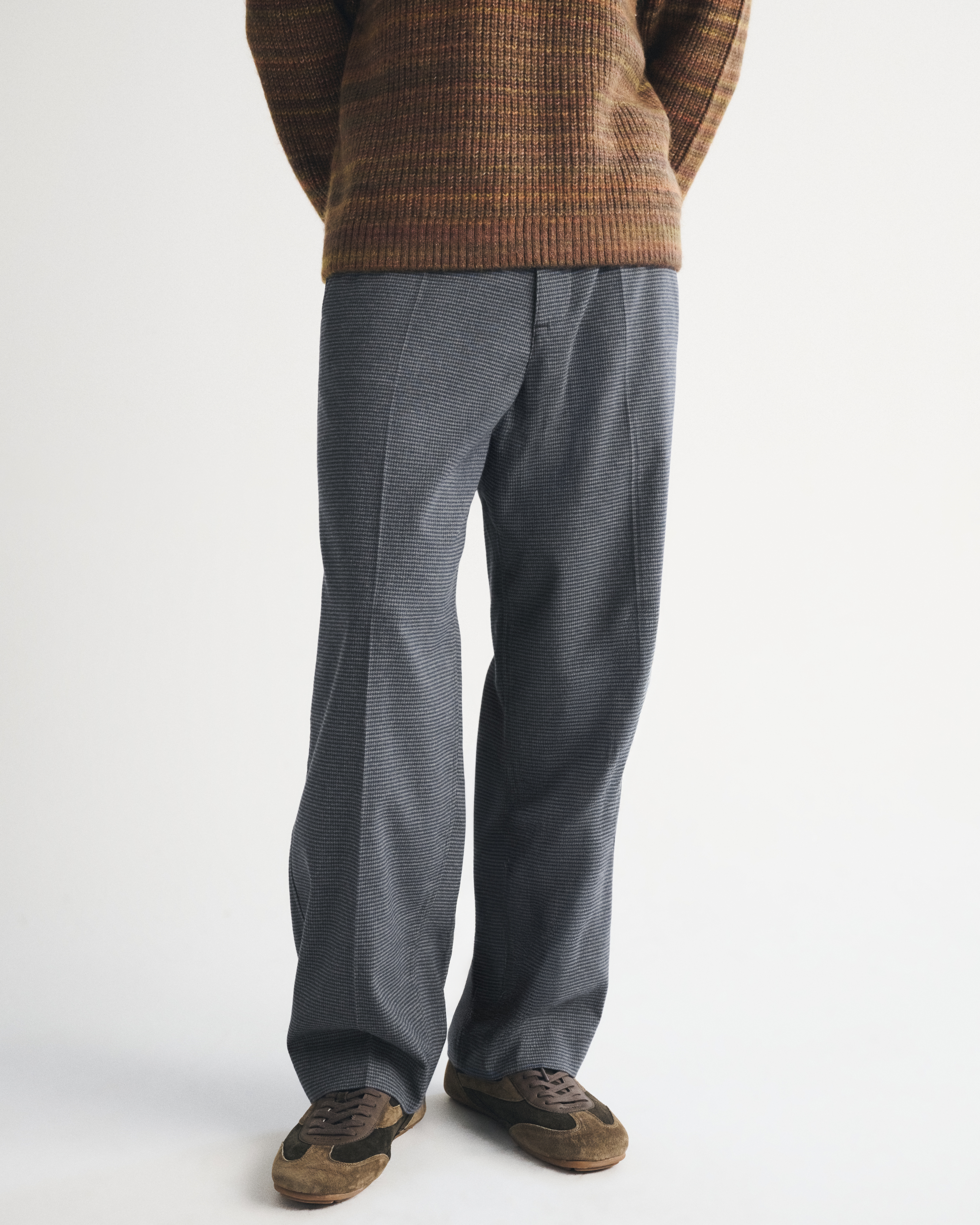Мужские брюки Abercrombie & Fitch Brushed Woven Baggy Trouser — фото 3