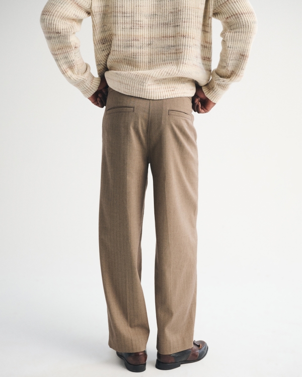 パンツ FOLL 26SS wool mohair baggy fit trouser Men's Brushed Woven Baggy Trouser | Men's Bottoms | Abercrombie.com