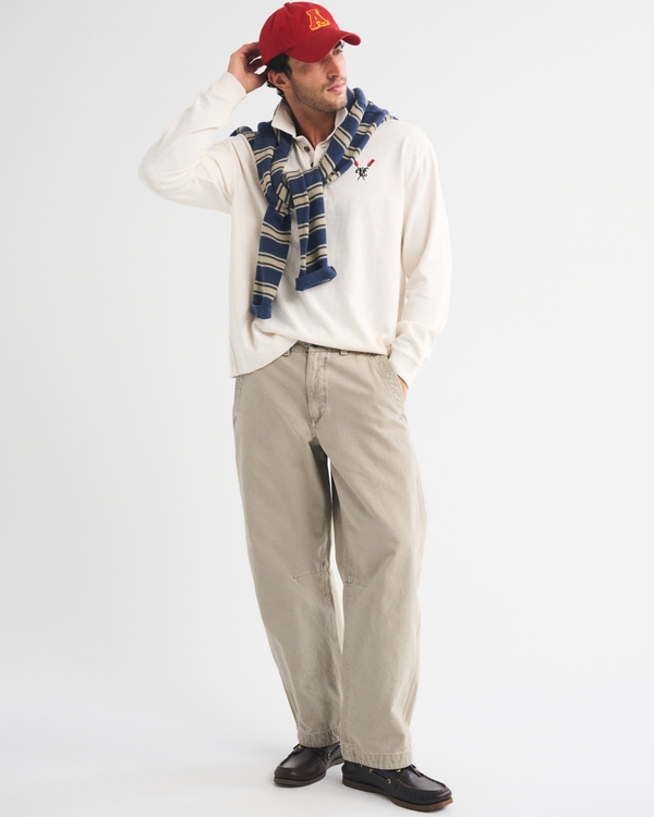 100% Cotton Barrel Pant