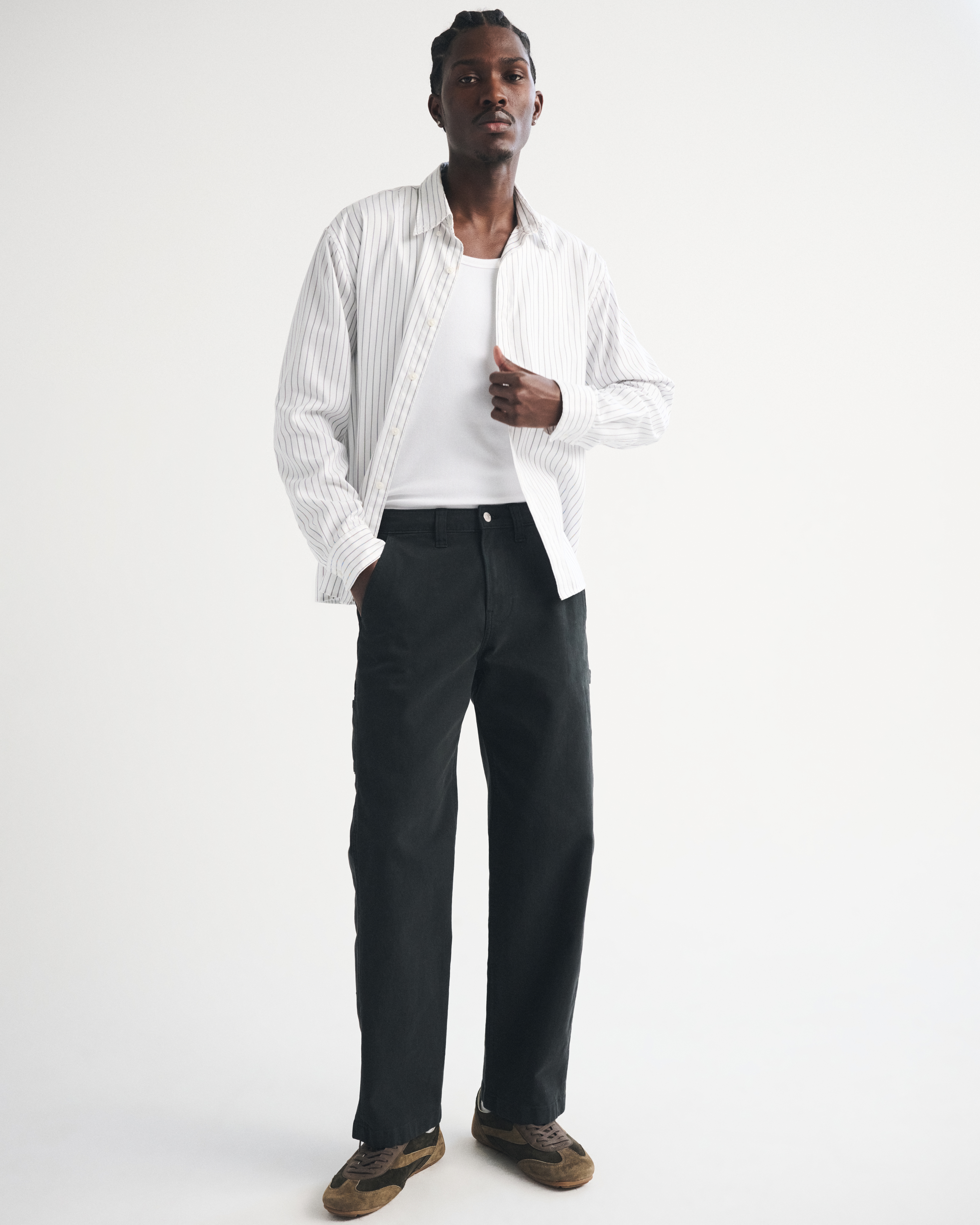 Мужские брюки Abercrombie & Fitch Relaxed Workwear Pant — фото 2