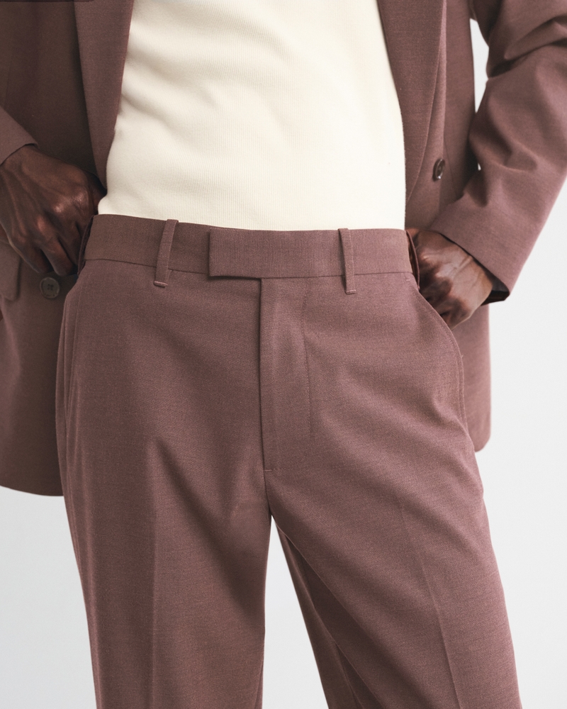 A&F Collins Relaxed Straight Suit Pant - thumbnail 3