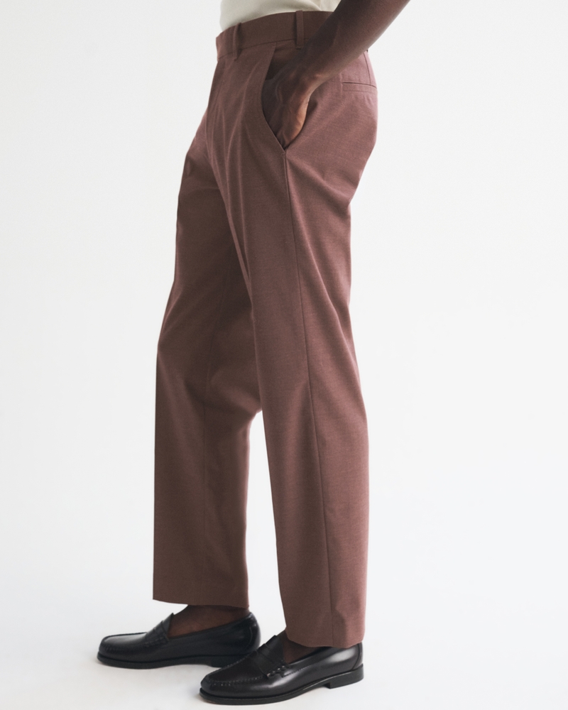 A&F Collins Relaxed Straight Suit Pant - thumbnail 4