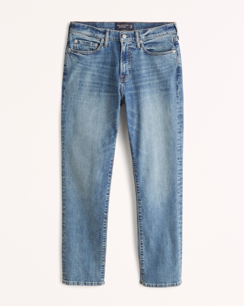 Men's Athletic Straight Jean | Men's Bottoms | Abercrombie.com