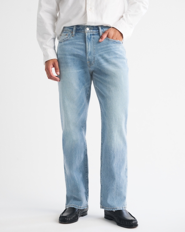Athletic Relaxed Straight Jean, Light Wash view 2