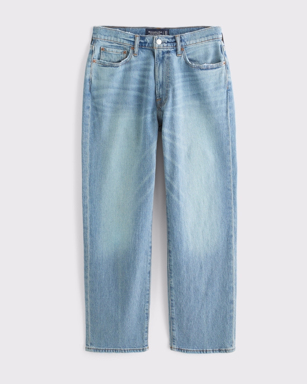 Athletic Relaxed Straight Jean, Light Wash view 1