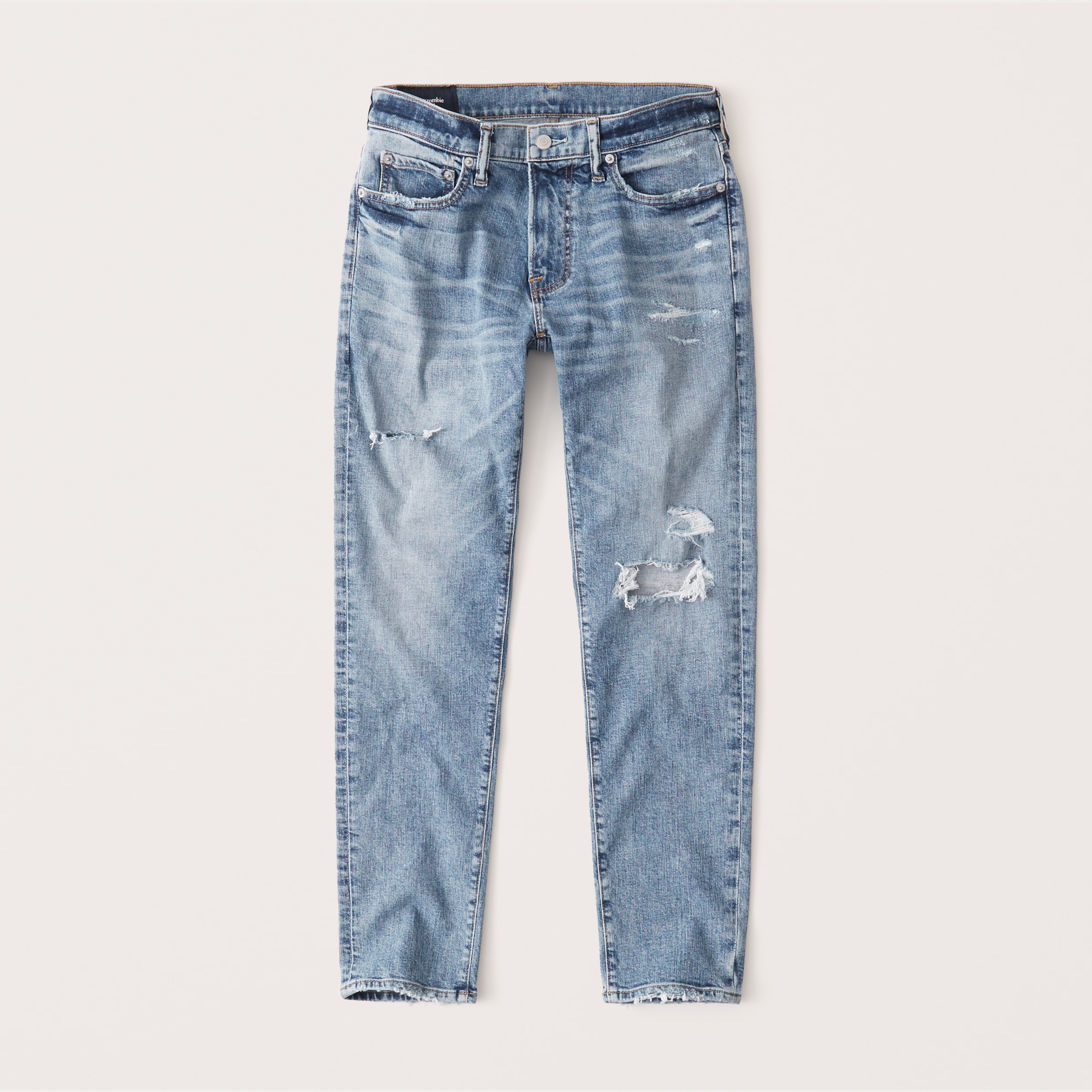 abercrombie tapered jeans