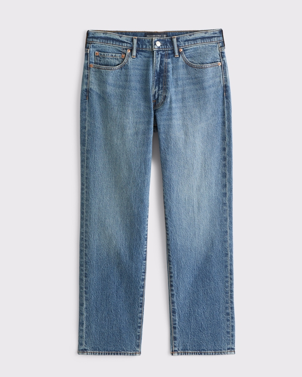 Straight Jean, Medium Wash view 1