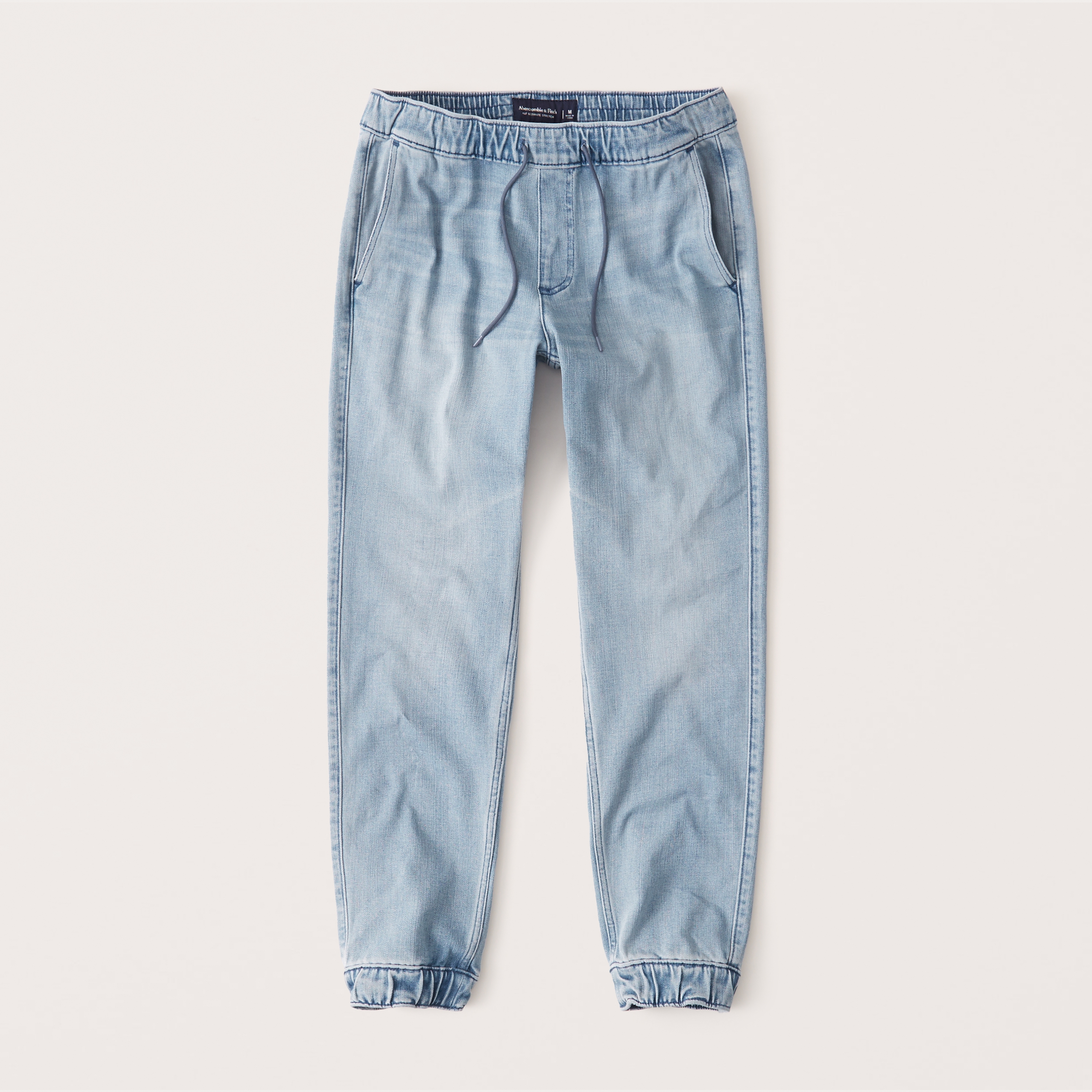 mens denim jogger