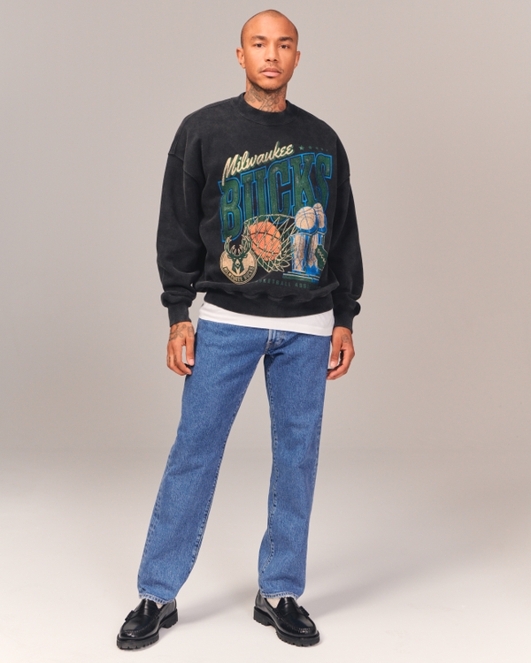 Men's 90s Straight Jean, Men's Bottoms