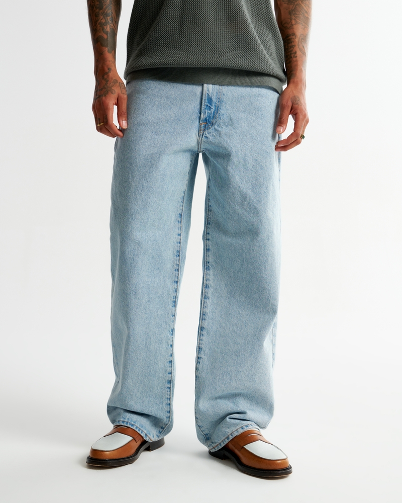 Baggy Jeans- Charcoal Black Side Pocket Denim Jeans for Men Online
