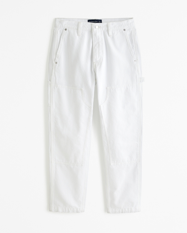 Loose Workwear Jean, White