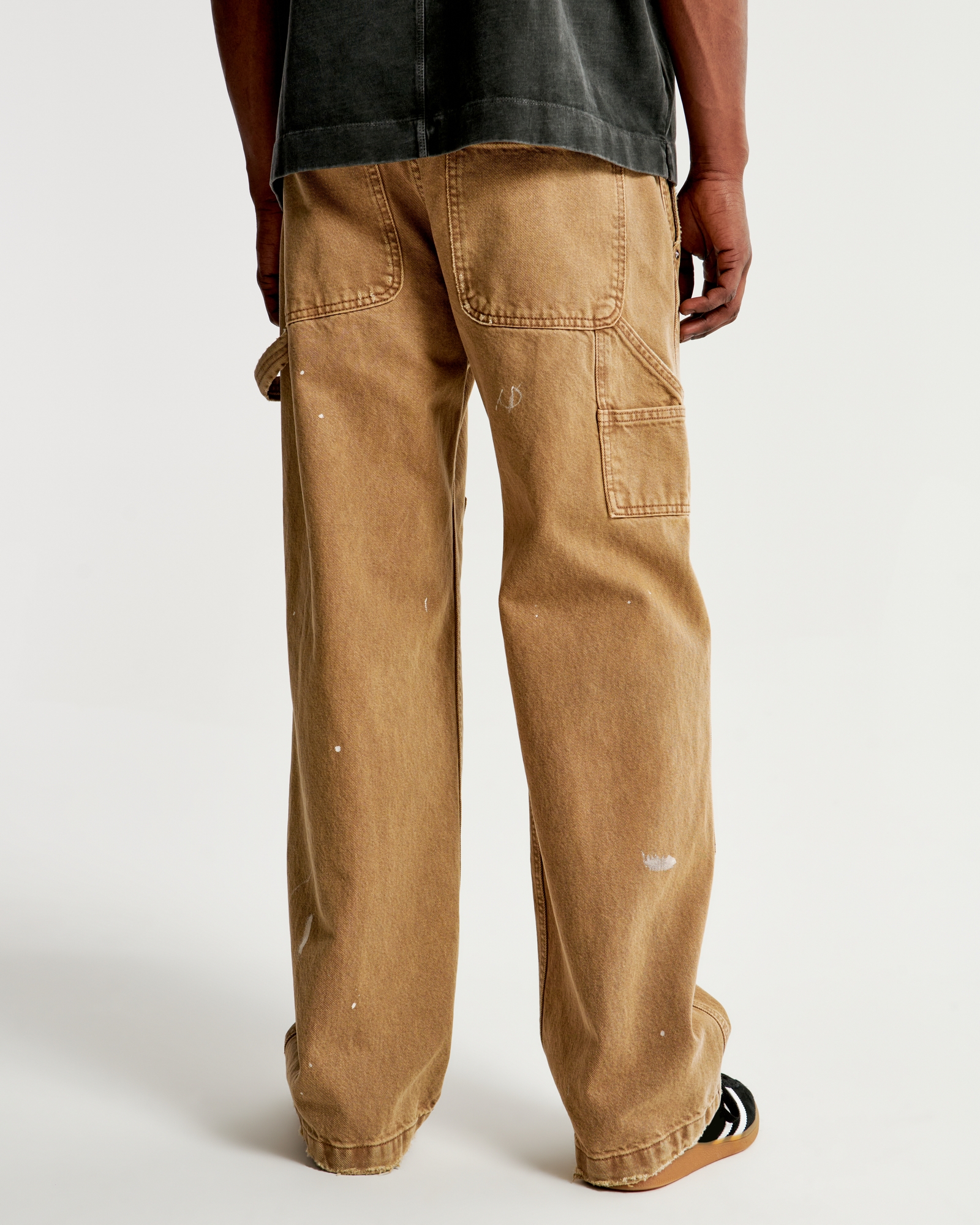 Carhartt Pants Womens 8 31x30 Brown Double Knee Distressed