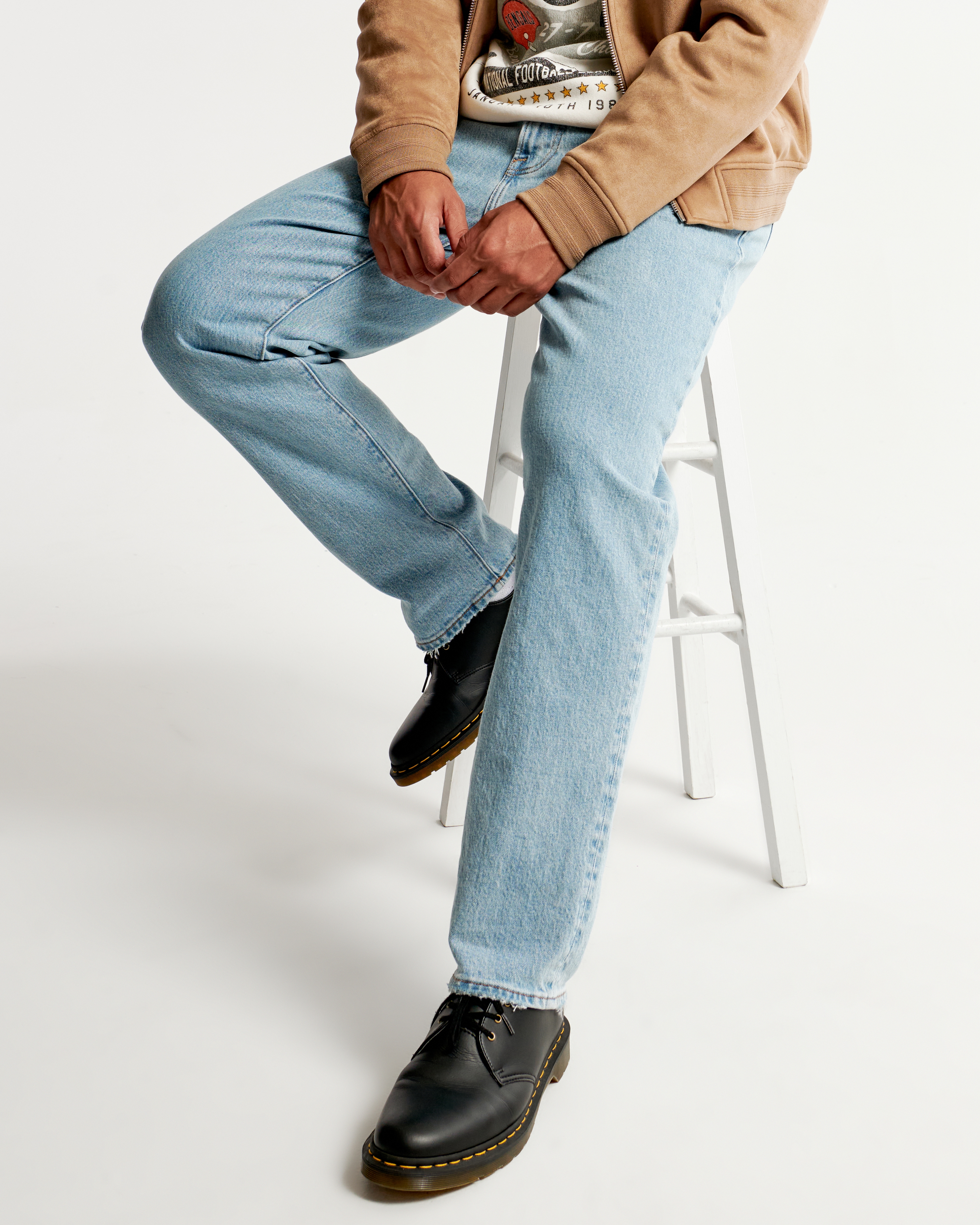 Men's Athletic Loose Jean | Men's | Abercrombie.com