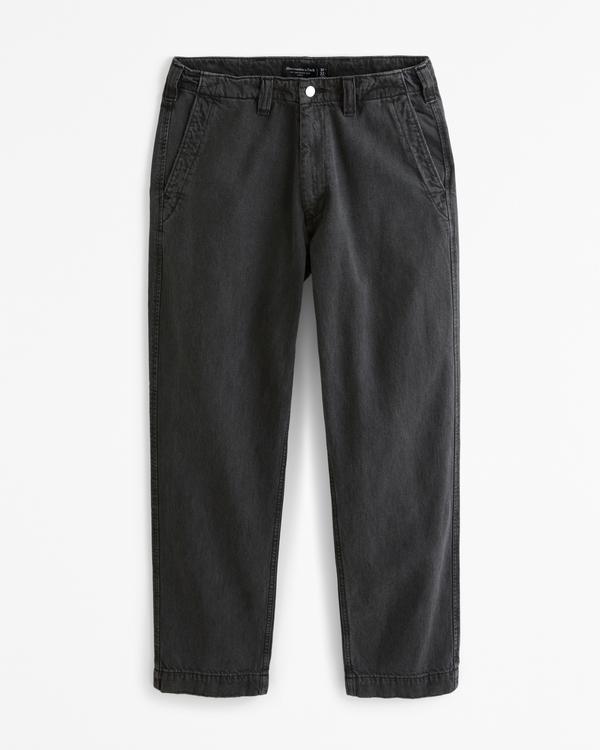 Lightweight Loose Jean, Washed Black