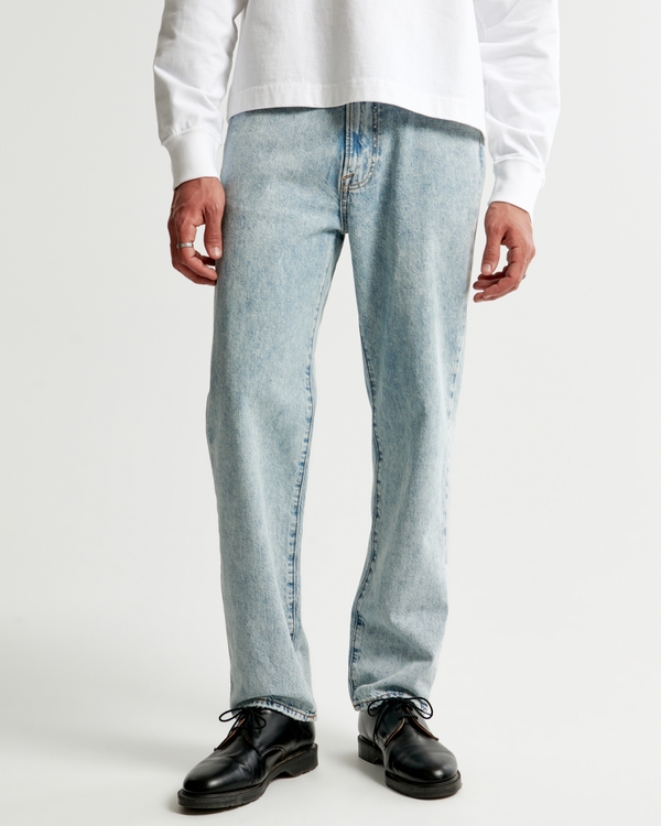 Lightweight Loose Jean, Light Wash view 2
