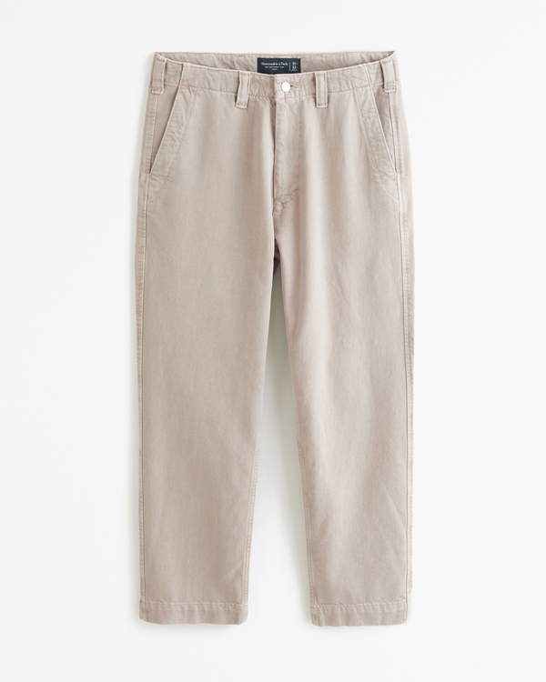 Lightweight Loose Jean, Light Brown Wash