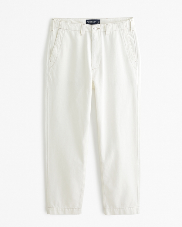 Lightweight Loose Jean, White