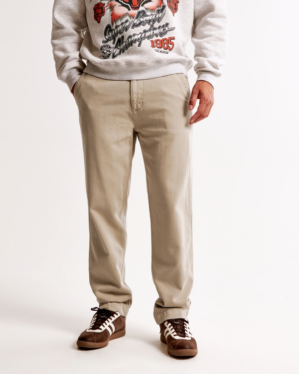 Lightweight Athletic Loose Jean, Clay Brown view 2