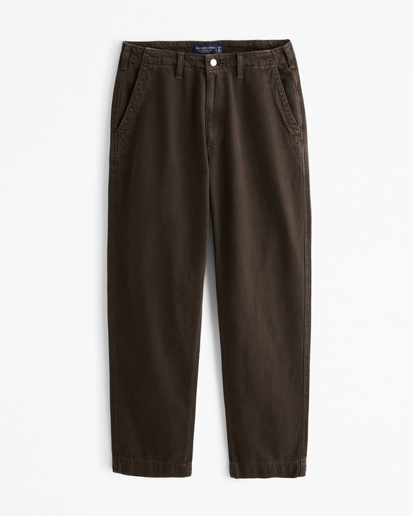 Lightweight Athletic Loose Jean, Dark Brown