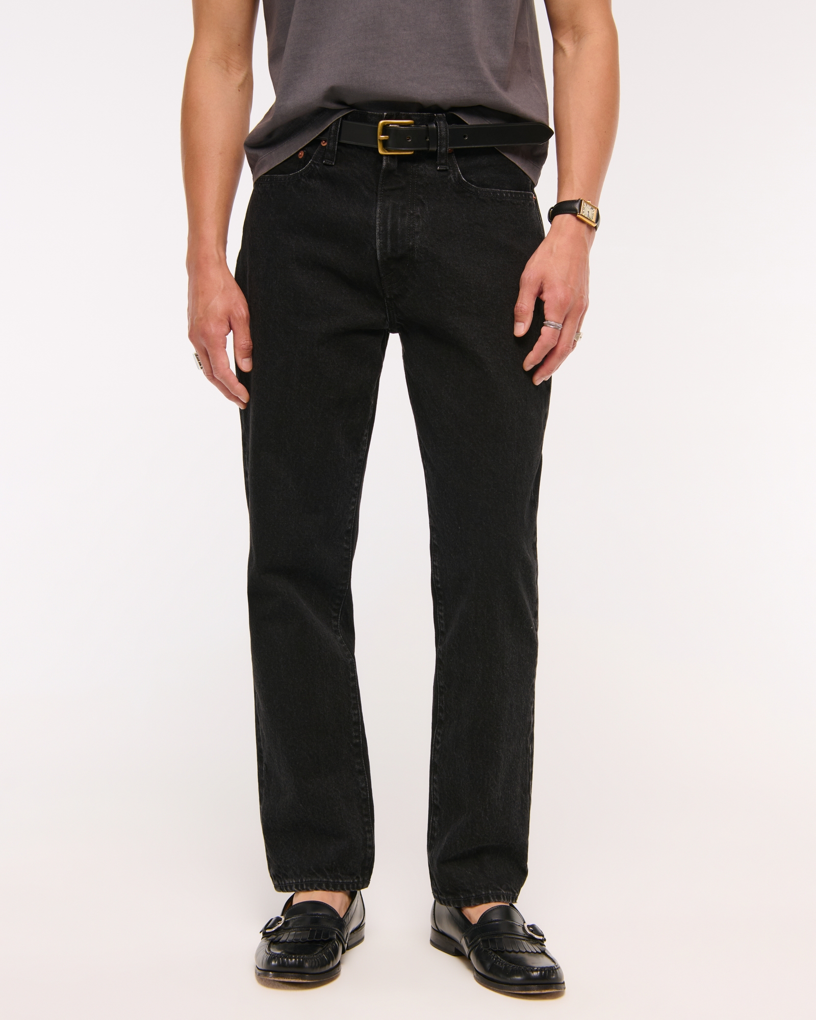 アバクロジーパン メンズ ルーズジーンズ | メンズ ボトムス | Abercrombie.com