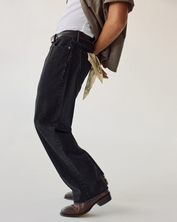 Baggy Jean, Black view 1