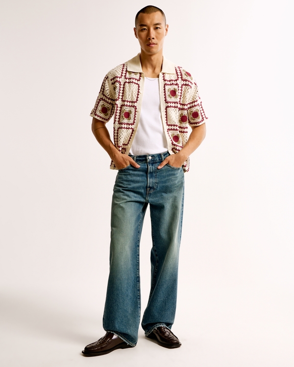 Baggy Jean, Dark Wash view 1