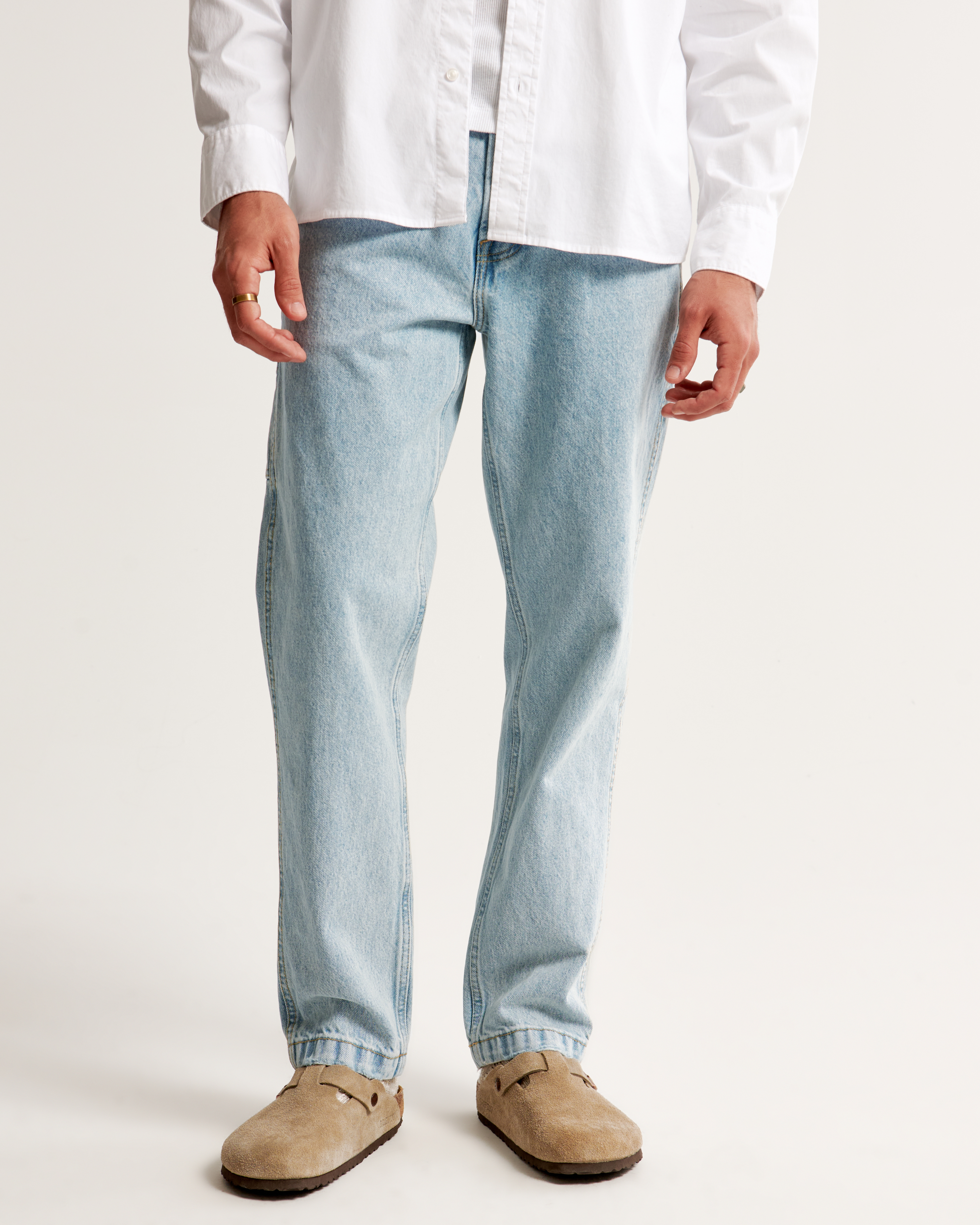 Мужские брюки Abercrombie & Fitch Loose Workwear Pant — фото 3