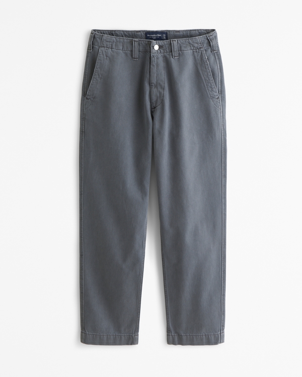 Lightweight Loose Jean, Charcoal