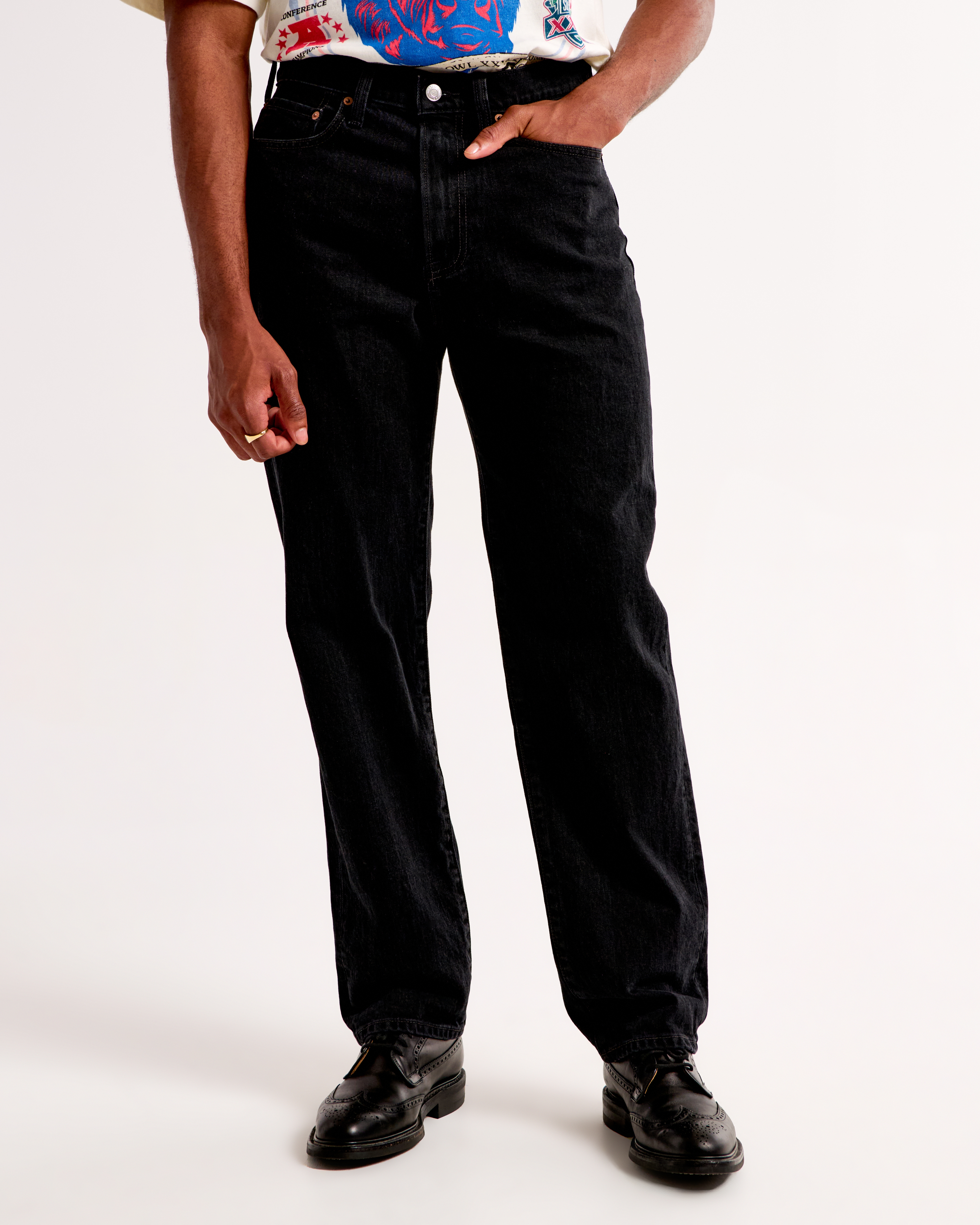 Мужские джинсы Abercrombie & Fitch Athletic Loose Jean — фото 3