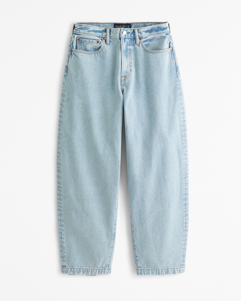 パンツ B.S STOCK BARREL BAGGY JEAN Men's Ultra Baggy Jean | Men's Bottoms | Abercrombie.com