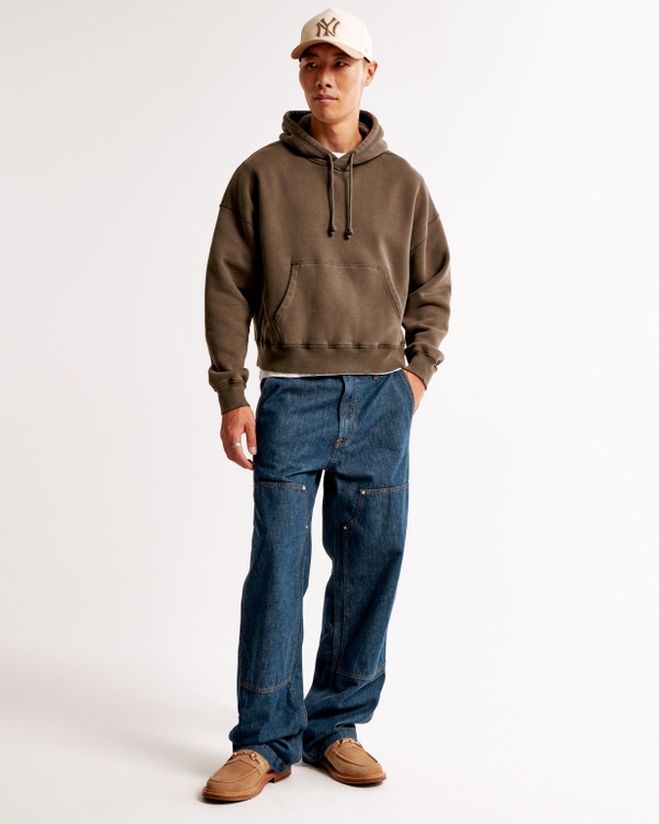 Baggy Workwear Jean, Dark Wash view 1