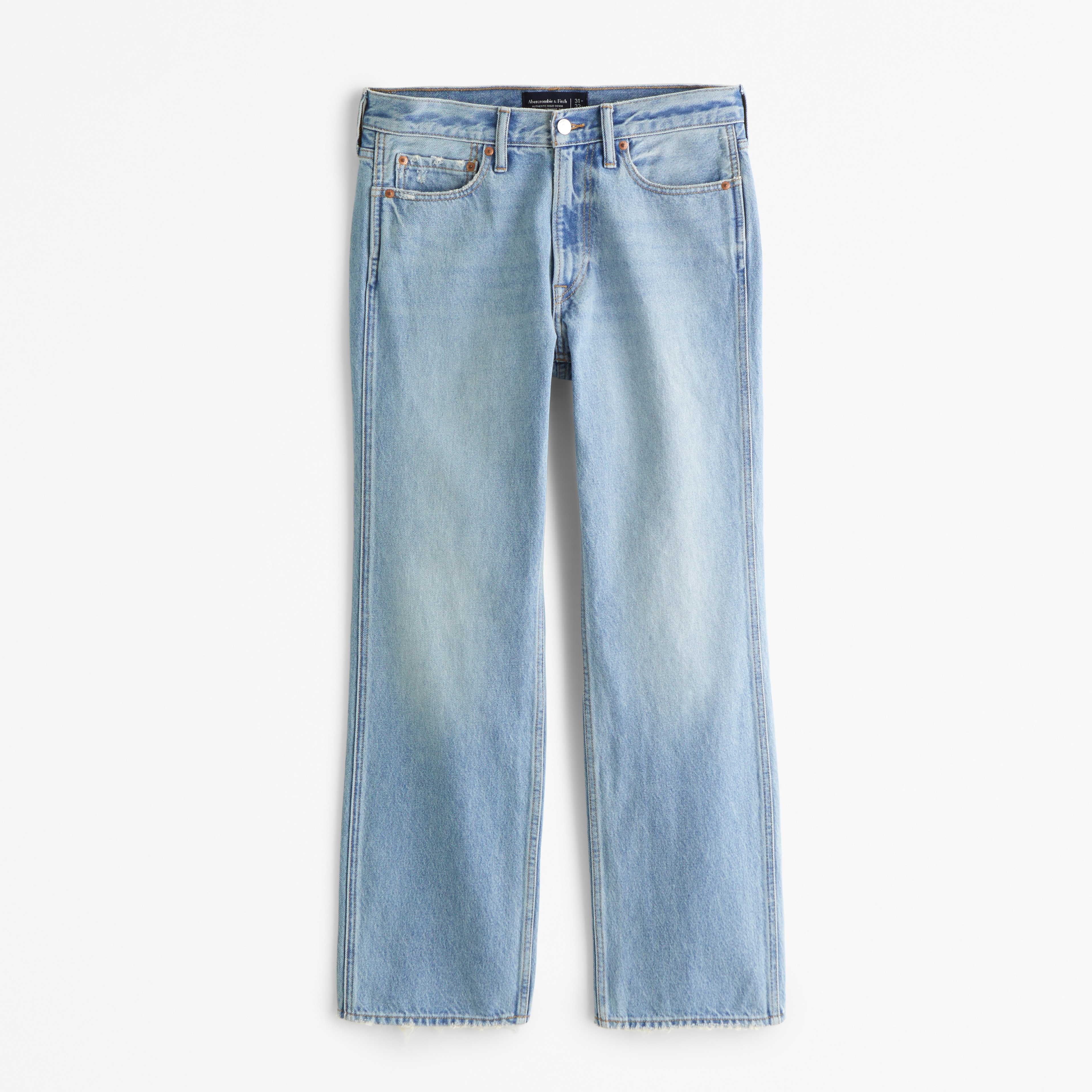 Abercrombie & Fitch Western Straight Jean In Blue