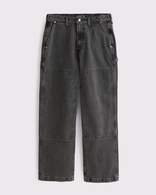 Athletic Baggy Jean, Black Wash view 1