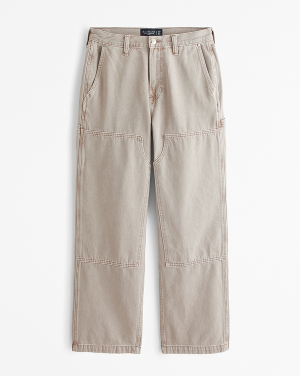 Baggy Workwear Jean, Taupe