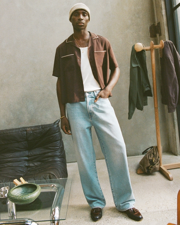 Baggy Jean, Light Wash view 1