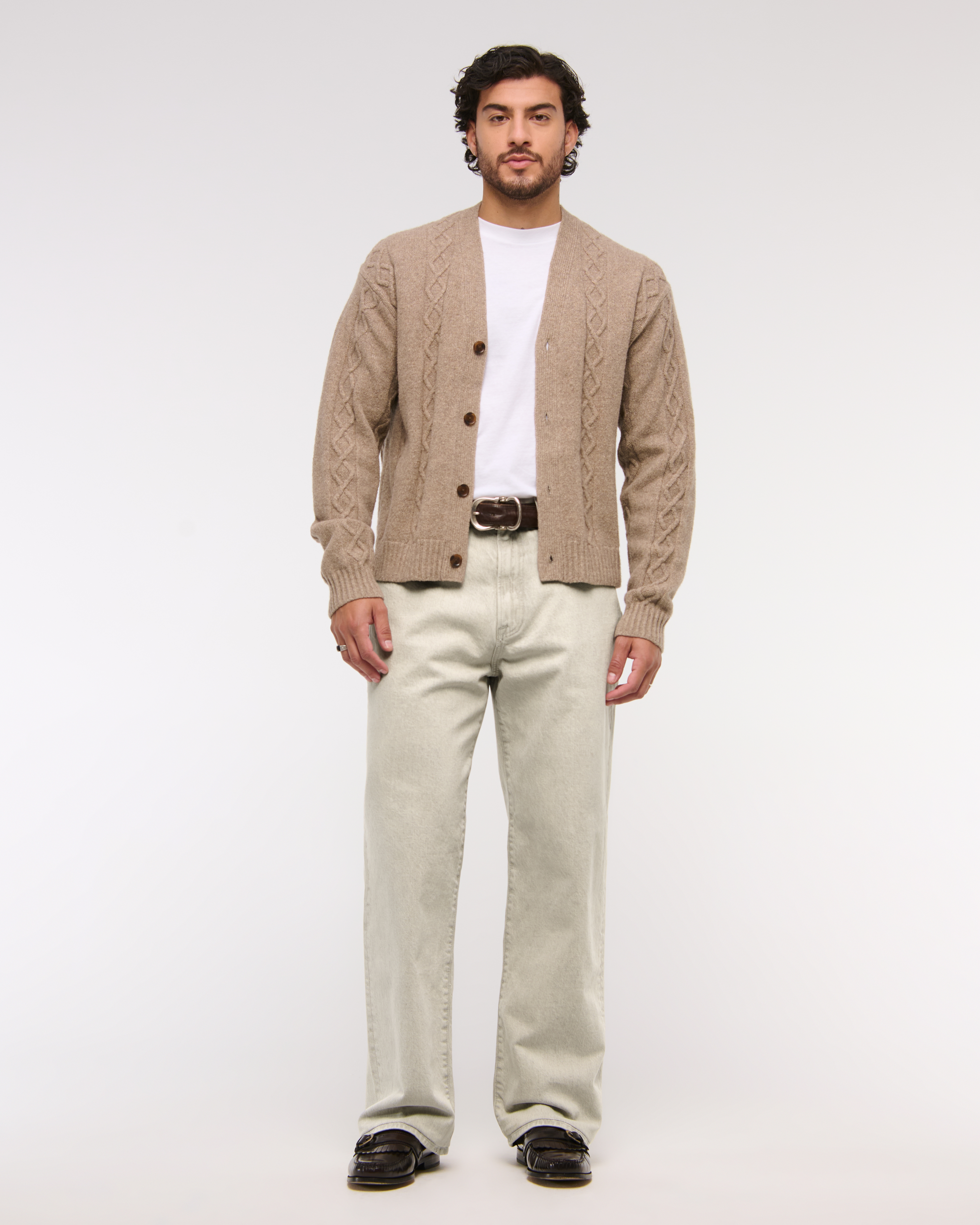 Abercrombie & Fitch Athletic Baggy Jean In Gray