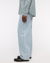 516HSupreme Baggy Jean WashedBlue 30 Heren Ultra baggy jeans | Heren Opruiming | Abercrombie.com