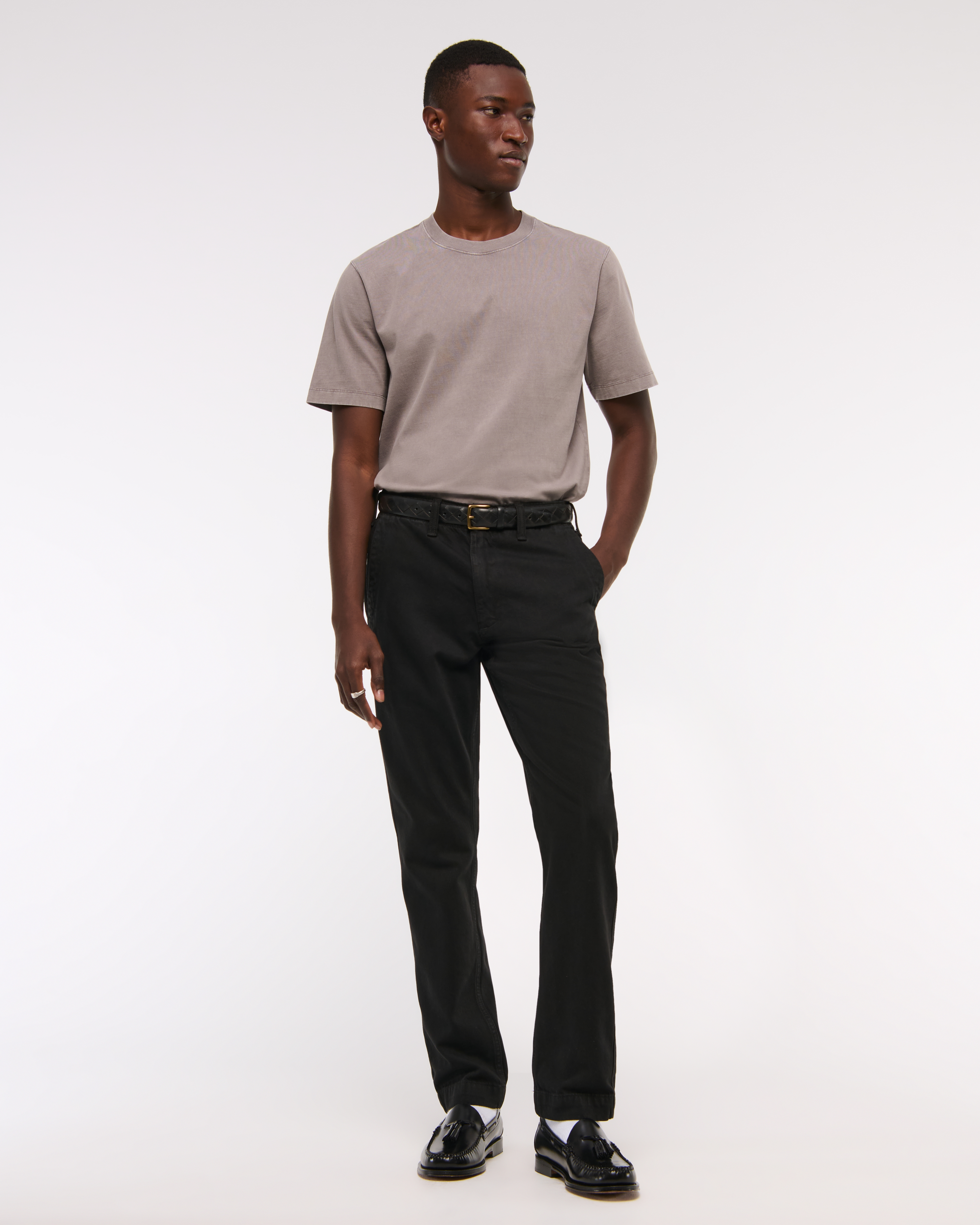 Abercrombie & Fitch Straight Jean In Black