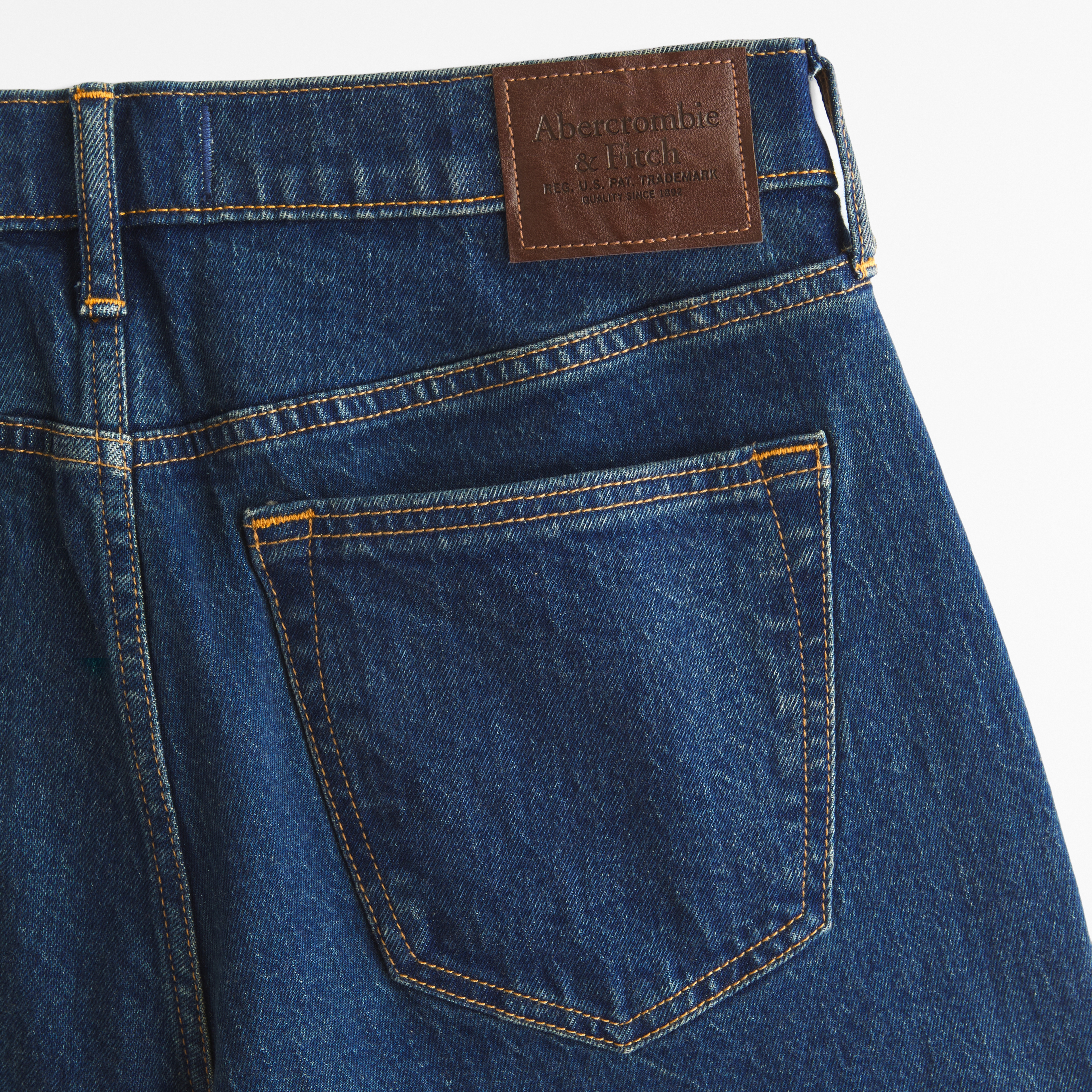 Men's Athletic Straight Jean | Men's Bottoms | Abercrombie.com