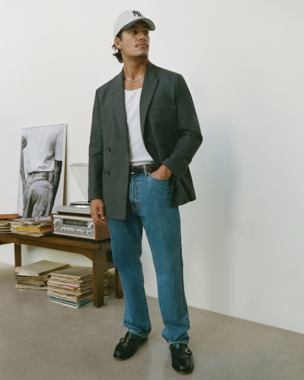 Athletic Straight Jean, Dark Wash view 1