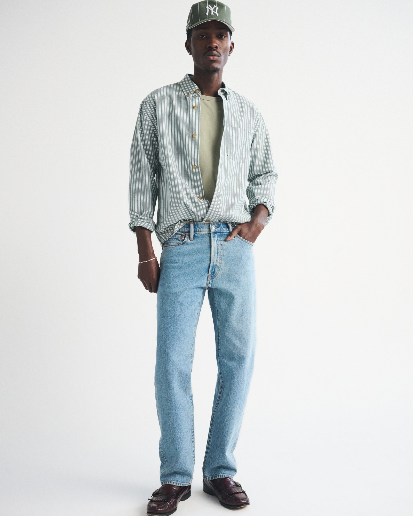 メンズ MARINE 90s Rigid Straight Denim Pant